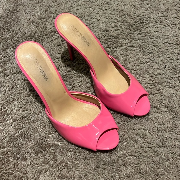 Pink Mules - Picture 1 of 3